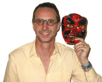 Peter with Tengu mask