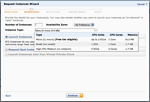 Request Instance Wizard