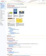 Subject: Desktop widgets